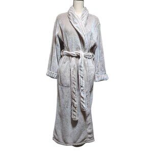 Natori Sherpa Robe Sz L Nude Fluffy Comfortable Classic Plush Mob‎ Wife MRP $140